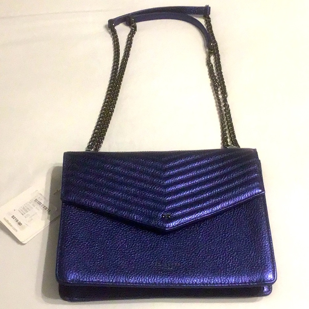 Ted Baker Elegant Electric Blue. Chain Strap Bag. NWT.